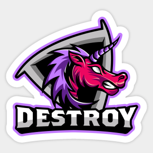 Angry Unicorn Esports Sticker